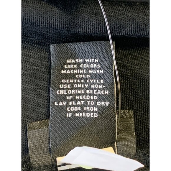 Torrid Black Plus Size 2 2X Black Floral Raglan 3/4 Sleeve Top Shirt NWT New - Picture 7 of 7